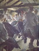 Anders Zorn stampdans i gopsmorsugan oil painting artist